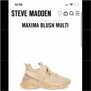 Steve Madden Maxima Blush Multi Shoes Size 7.5